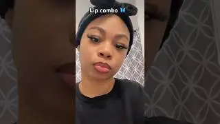 Lip combo 🦋#lipcombo #lippie #lipliner #pink #woc #makeup