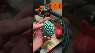 Happy Easter! 3d printed Easter items #3dprinting #creality #shorts