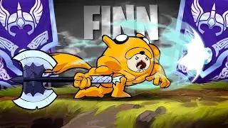 &Eacute; assim que UM DIAMANTE joga de FINN no BRAWLHALLA!!!