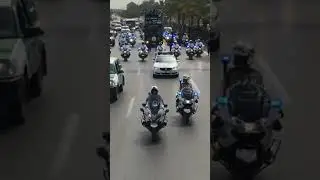 فلحظة خروج حافلة الفريق الجزائري بلكحلوشة (🇩🇿🏆🇩🇿🏆🇩🇿)