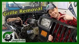 Jeep Wrangler YJ Grille Removal