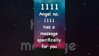 🌈Angel No. 1111 Has A Message Specifically For You😍#shorts #youtubeshorts