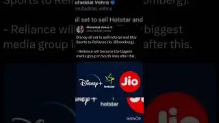 Disney all set to sell Hotstar and Star Sports to Reliance Jio. (Bloomberg). #disney #starsports