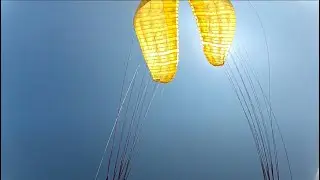 Paragliding frontstall  SIV training Ohrid lake Macedonia-Axis Vega 1