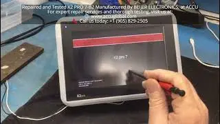 Repaired and Tested X2 PRO 7-B2 HMI Panel Manufactured By BEIJER ELECTRONICS, At ACCU