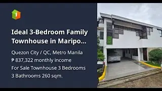 Ideal 3-Bedroom Family Townhouse in Mariposa Villas, Cubao, Quezon City