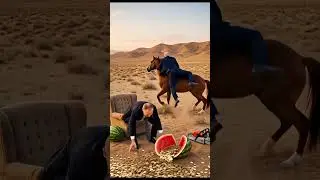 Trump cutting watermelon. Putin pick up coins comedy memes 😁#satire #shortsfeed #ai #usa #usatrend