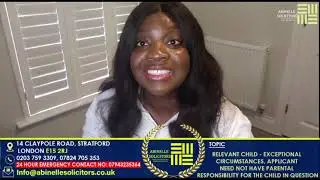 Relevant Child   Exceptional Circumstances, applicant need not have Parental Responsibility for the