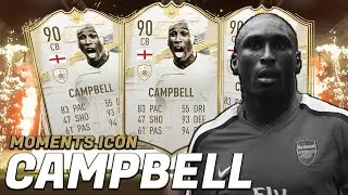 FIFA 21 MOMENTS ICON CAMPBELL PLAYER REVIEW | 90 CAMPBELL ICON REVIEW!!!