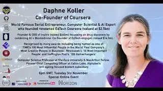 Daphne Koller, Co-Founder of Coursera - Famous Serial Entrepreneur, Computer Scientist & AI Expert