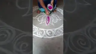 Louts kolam #rongoli kolam #beautful kolam