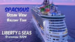Экскурсия на просторном балконе с видом на океан на лайнере Liberty of the Seas 2023 (каюта 9224) &mdash; Royal Caribbean