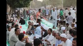 الساحة الرضوانية / الالاف يحضرون الافطار السنوى فى ليلة 27 رمضان