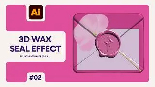 3D Wax Seal Effect | Adobe Illustrator Tutorial