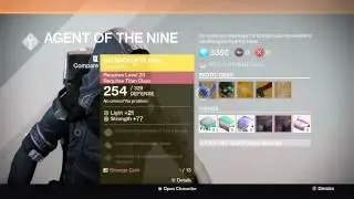 Xur Agent of the Nine LOCATION DESTINY