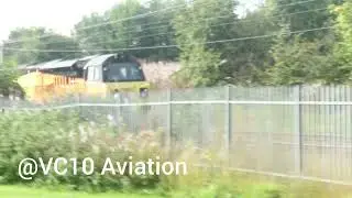 Colas Rail  Class 70 Roars through Bellshill Train Station