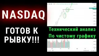 NASDAQ готов к РЫВКУ!!! Технический анализ по чистому графику