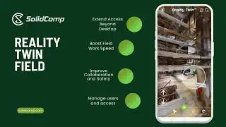 Reality Twin Field | Digital twin mobile application for industry | SolidComp