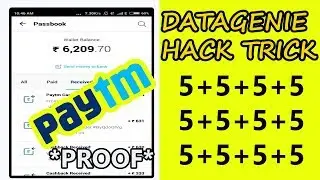 Datagenie hack online referral script to  earn unlimited paytm cash