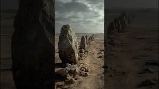 Археологи измерили камни в пустыне, расположенные на слишком одинаковом расстоянии друг от друга,...