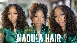 From Box to BOUNCE! 🤯 NO GLUE Chestnut Brown Burmese Curly Install+Multi Styles | Nadula