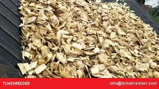 shredder and chopping production lines for wooden board