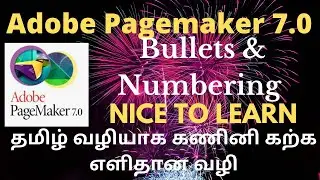 Bullets and Numbering in Pagemaker 7 0 