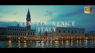 Venice, Italy - Calming Music With Beautiful Natural Landscapes - Video For Relaxation - 4K UHD