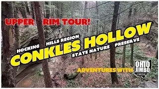 ABOVE THE TREES on the Conkles Hollow Upper rim trail in Hocking Hills Region Ohio