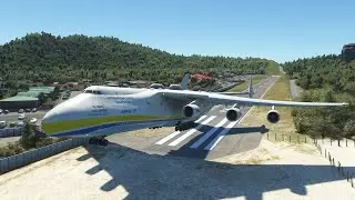 Epic AN-225 Takeoff Challenge at St. Barts Airport! 🛫 | Microsoft Flight Simulator 2020