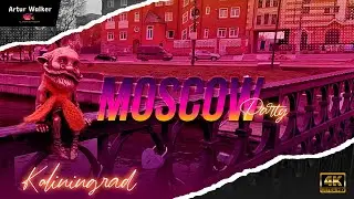 Walk Moscow 4K - Walking tour in Kaliningrad, K&ouml;nigsberg - HDR video walking travel Russia 2023 now