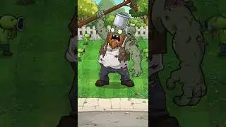 Crazy Dave Fused With A Gargantuan Zombie Pvz