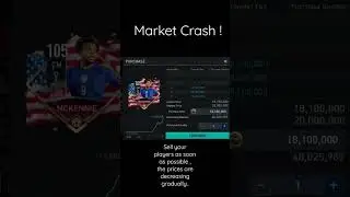 Market Crash‼️#fifaworldcup2022 #fifamobile #ronaldo #fifa #fifa23 #messi#shorts