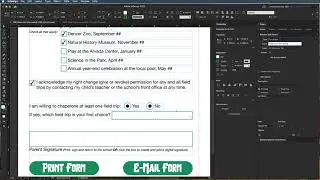 InDesign 2022 - Using a Combo Box or List Box in your Basic Form