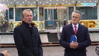 OB Nopper enth&uuml;llt Stuttgarter Logo der EM 2024 auf dem Riesenrad