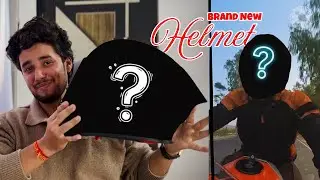 Finally I Got a Brand new Helmet 🤩| KYT TT Revo Asphalt Grey (Matte) | Best Helmet under ₹10k