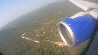 Indigo Flight Landing at Goa Airport | Mopa Airport Goa | Manohar International airport Goa Landing