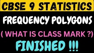 WHAT IS FREQUENCY POLYGON AND CLASS MARK FULLLY EXPLAINED ?| CBSE 9 (2023-2024)