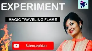 Traveling flame experiment #science #Experiment #travelingflame