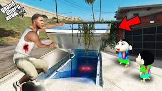 Franklin found a secret underground bunker in Gta 5!