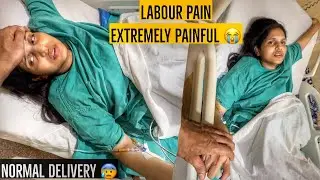 True labour Pain Started 😭 | Baby Birth Normal delivery | She is in High Pain 🥺😭 ..!!