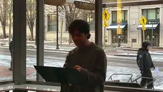 Zack Anderson open mic poetry reading