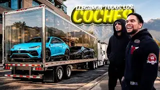TRANSPORTE TODOS MIS COCHES EN TRAILER POR 3 DÍAS Y LLENE EL GARAGE DE MI CASA || ALFREDO VALENZUELA