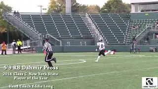 New Recruit Media LLC presents: 5'9 RB DAHMIR PROSS/ 2016 Class C Player of the YEAR