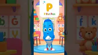 P for Pen 🖊️ | ABCD Learning for Kids | SmartStart Kids with colorful talking cartoons. Learn smart