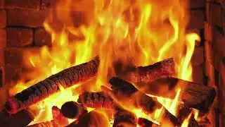 Relaxing Winter Night Smooth Jazz Saxophone Ambience by a Soft Burning 4K Fireplace