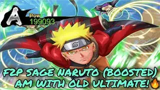 F2P SAGE NARUTO (BOOSTED AM) WITH OLD ULTI | GOES REALLY SMOOTH EVEN IN GOKUNIN | NxB Ninja Voltage