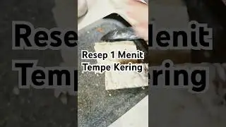 Resep 1 Menit Tempe Kering #video #food #shortvideo #cooking #foodie #i #vlog #shorts #tempe #tasty