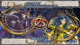 Wyvern Rhadamanthys vs Gemini Kanon - Saint Seiya: The Hades