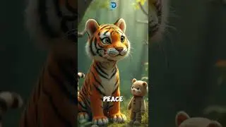 Tiger and the Abandoned Labubu Doll #lifelessons #tigerrescue #facts #saveourtigers #animals